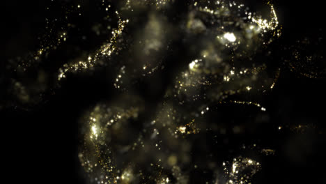 Gold-dust-particles-glitter-dust-Animation-Explode-Sparkle-fast-energy-flying-wave-on-black-background
